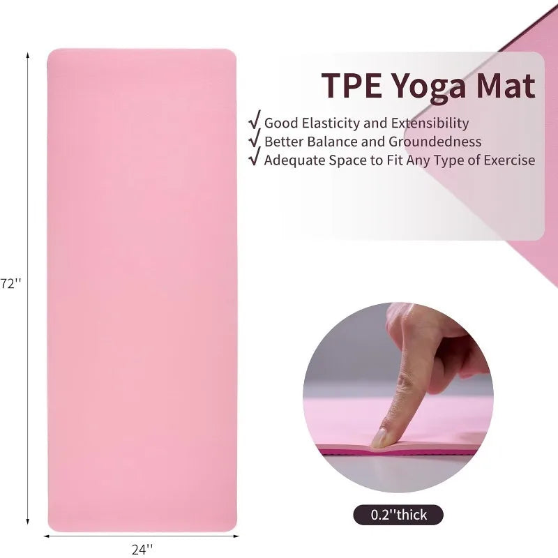 Non-Slip Yoga Mat for Women & Men