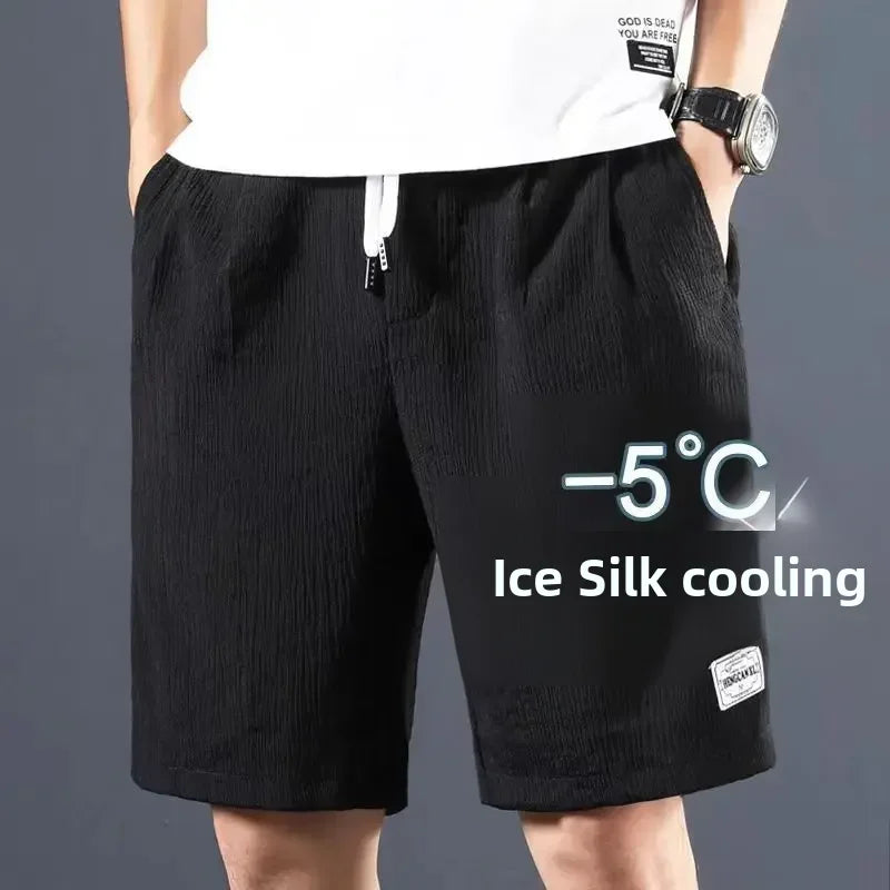 Men's Ice Silk Casual Shorts