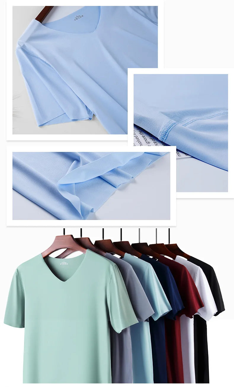 Ice Silk Men T-shirts
