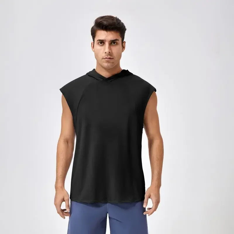 Basketball Hooded Vest Men