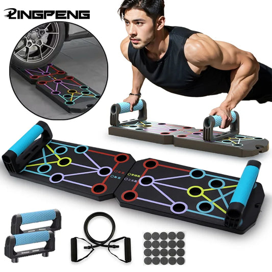 Folding Push-up Board Support Muscle Exercise Multifunctional