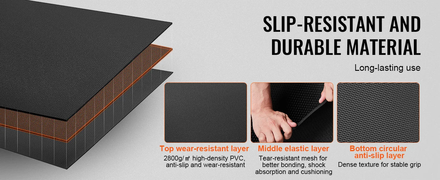 8X6FT Exercise Yoga Mat Non-Slip