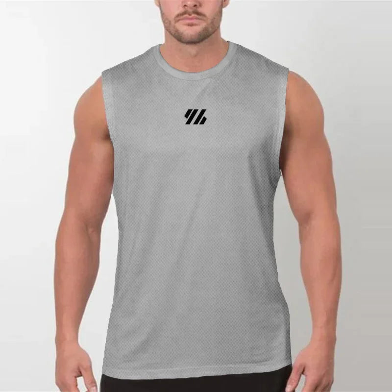 Mens Running Sleeveless Sport Tops
