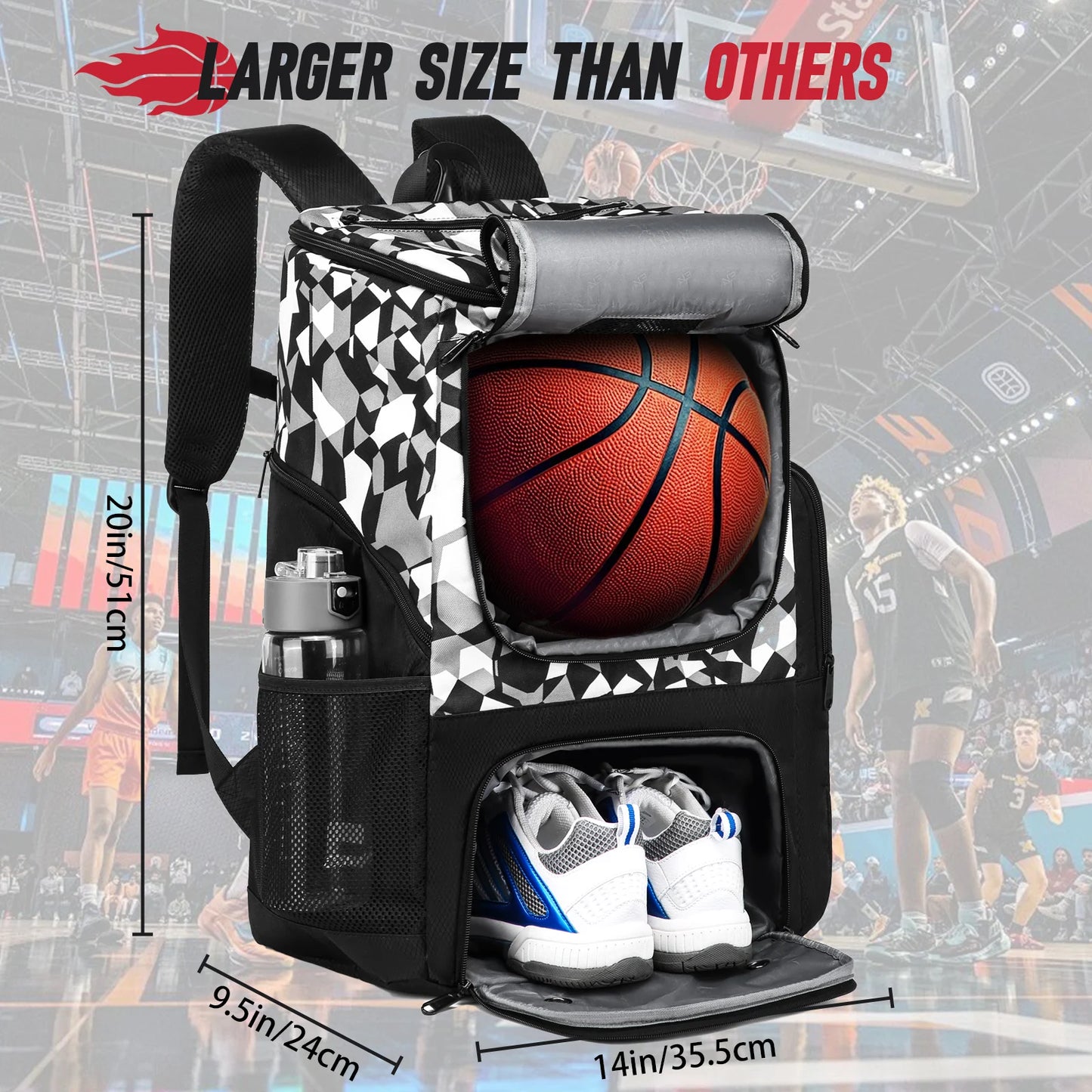 Sports Training Equipment Basketball Backpack