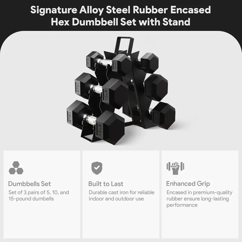 Hex Dumbbell Sets