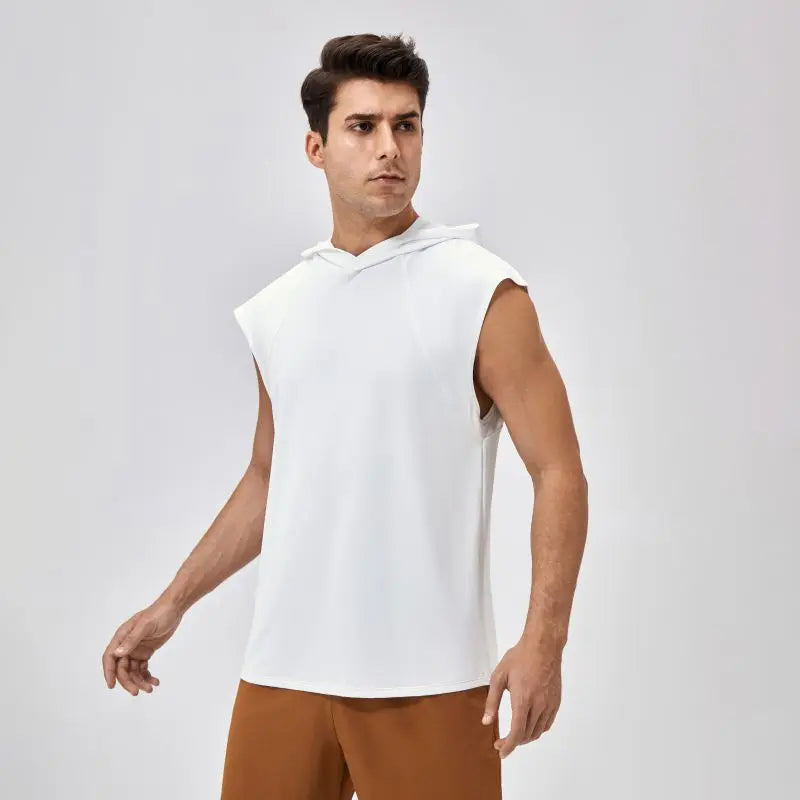 Basketball Hooded Vest Men