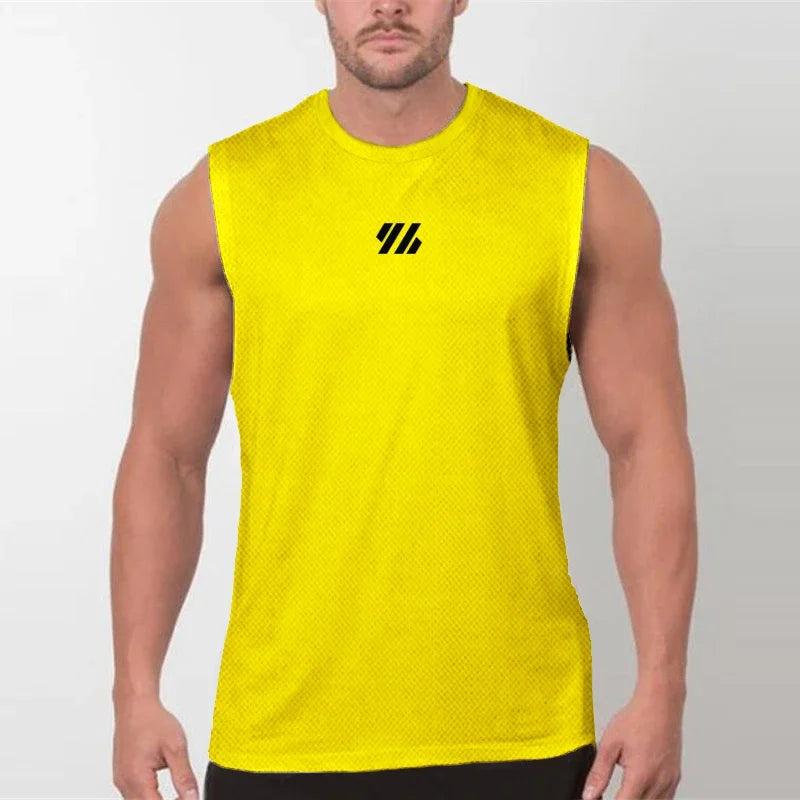 Mens Running Sleeveless Sport Tops