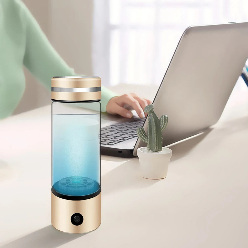 330ml Hydrogen Water Bottle USB Rechargeable