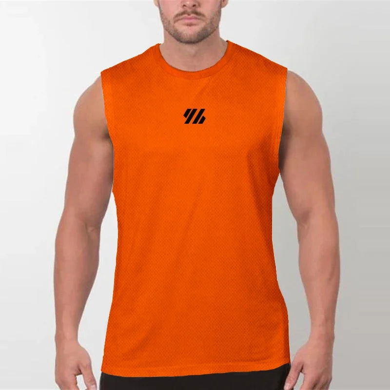 Mens Running Sleeveless Sport Tops