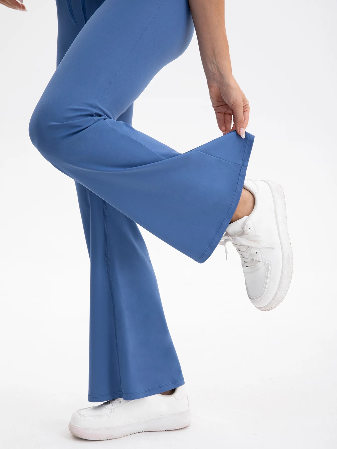 3pcs Women's High-Waisted Workout Flare Leg Pants