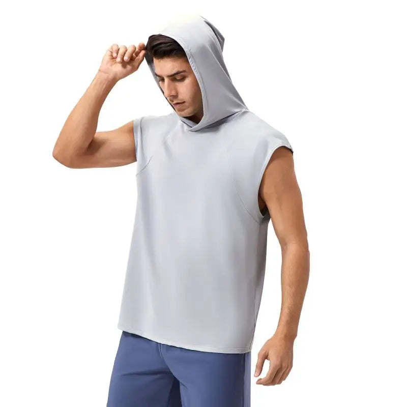 Basketball Hooded Vest Men