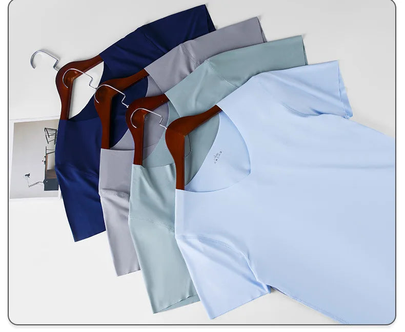 Ice Silk Men T-shirts