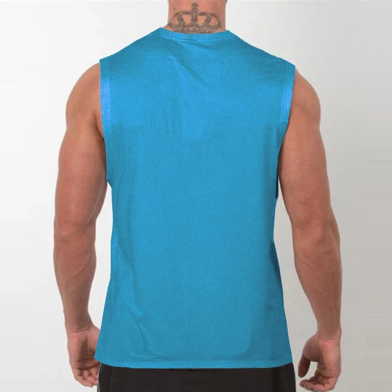 Mens Running Sleeveless Sport Tops