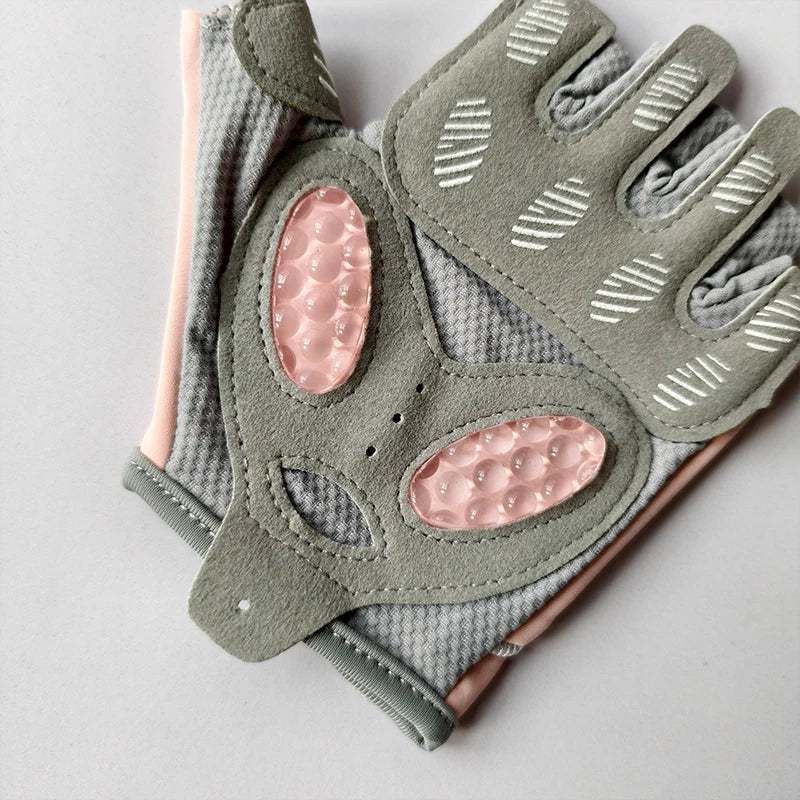 Fitness Women's Half Finger Gloves Anti Cocoon