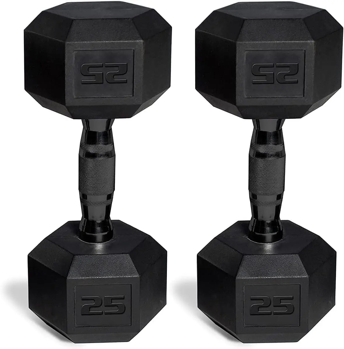 50 lbs Coated Dumbbell Set Multiple Styles