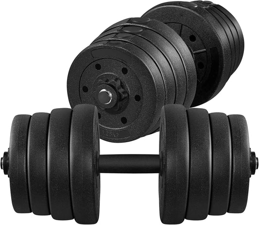 66LB Adjustable Dumbbell Weight Set