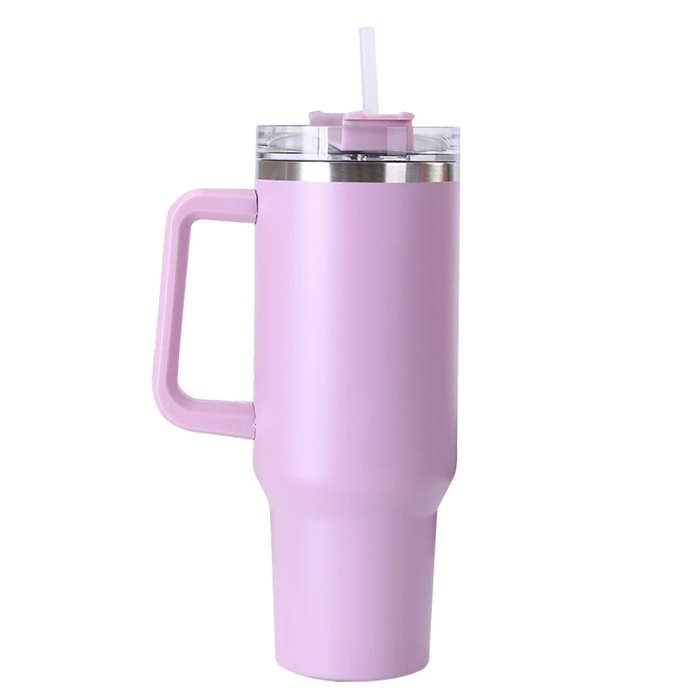 40oz Straw Double-Layer Insulated Cup