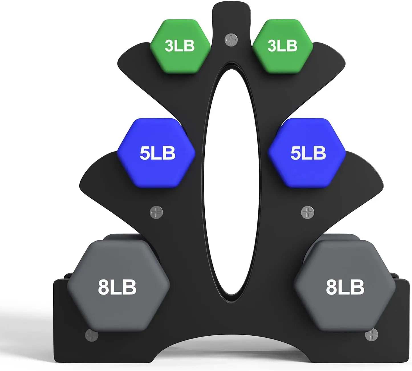Weights Dumbbells Colors