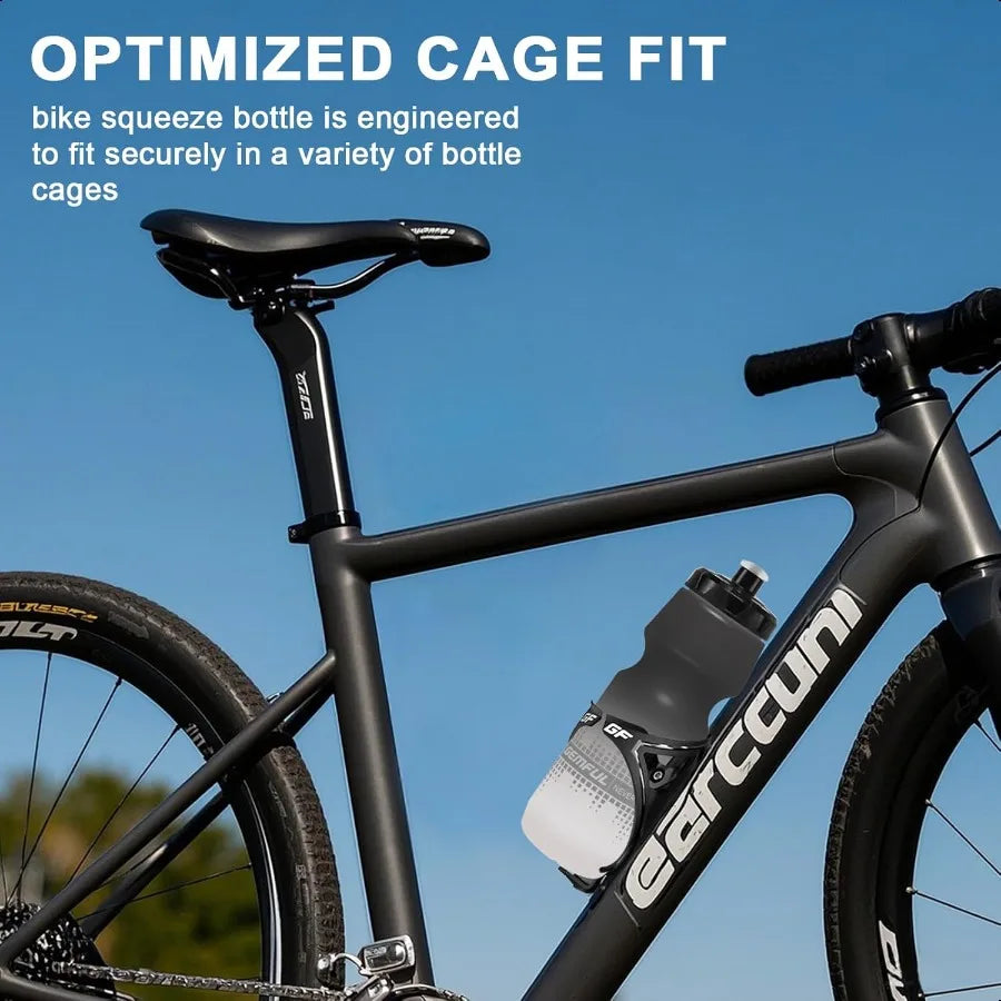 GEMFUL 2 Pack Bike Water Bottles 24oz