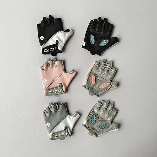 Fitness Women's Half Finger Gloves Anti Cocoon